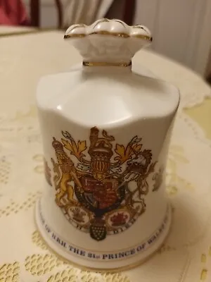 Buy AYNSLEY China Bell Commemorating Marriage Of Charles And Diana  • 4.45£
