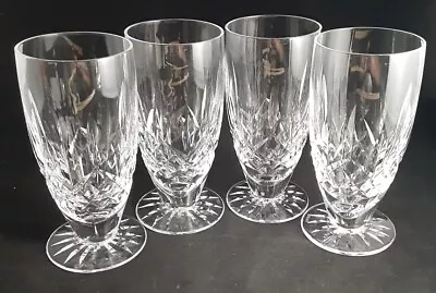 Buy 4 Vintage Waterford Crystal LISMORE Iced Tea Glasses 6 1/2” ~14 Oz ~Ireland ☘️ • 221.48£