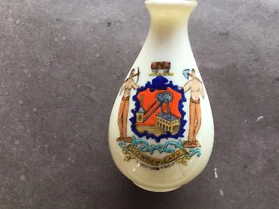 Buy Arcadian Crested China Of Cowdenbeath On A 70mm  High Vase • 3.99£