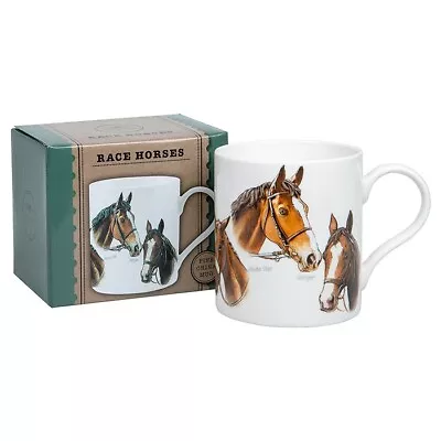 Buy  Race Horses Fine China Mug Coffee Cup Kauto Star Shergar Yeats Gift Boxed  • 7.49£