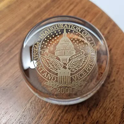 Buy 2001 Commemorative President And Vice President Inauguration Paperweight • 18.97£