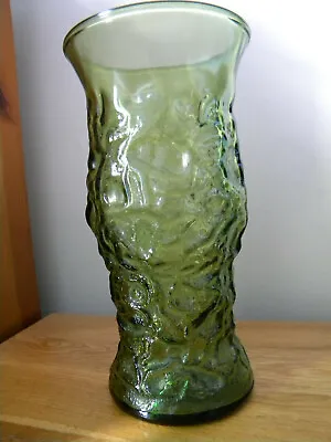 Buy E. O. Brody Vintage Green Glass 240mm Tall Vase • 14£