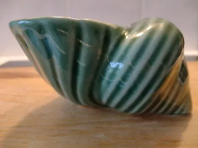 Buy Dartmouth Pottery Vintage Shell Vase 1970's Green • 4.90£