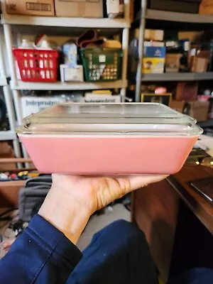 Buy Pyrex 0503 Pink Refrigerator Casserole Dish ~ With Lid, 1.5 Quart  • 94.86£