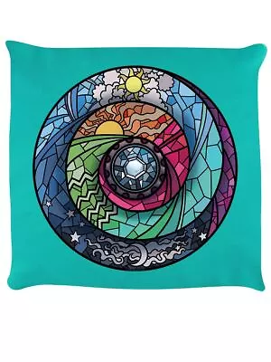 Buy Stained Glass Spectroscope Turquoise Cushion • 17.99£