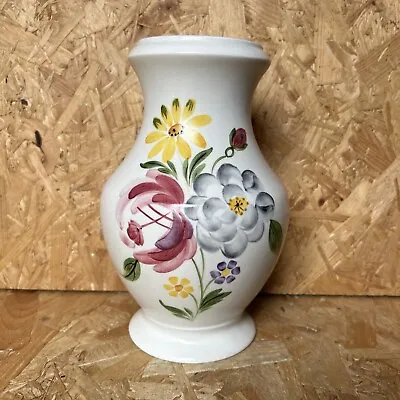 Buy Vintage Art Deco Radford Hand Painted Floral Vase 8  20.5cm • 7.99£