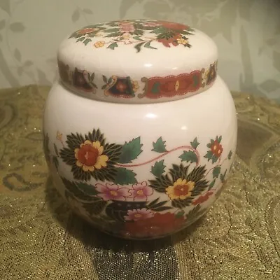Buy Vintage Sadler Pottery Ginger Jar Storage Floral 5” H • 5.63£