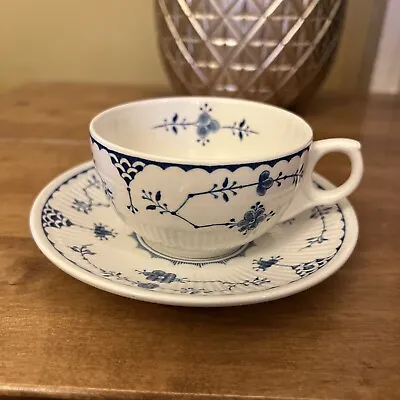 Buy Furnivals Denmark Blue Tea Cup & Saucer (pattern Inside Cup) • 15£
