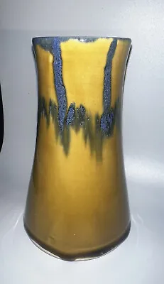 Buy Art Pottery Vase-Yellow &Blue, Signed • 23.11£