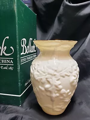 Buy Oak Leaf Belleek Vase 5  With A Box 2021  • 26.88£