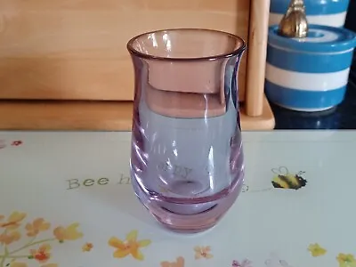 Buy Caithness Glass Bud Vase Neodymium Purple Pink Vintage  • 12£