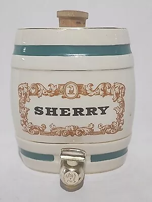 Buy Vintage Wade Royal Victoria Pottery Sherry Barrel Decanter W & A Gilbey Empty  • 46.95£