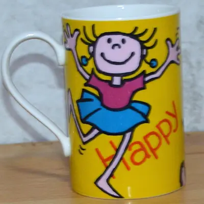 Buy Dunoon Mug Happy Whirly Girlies Mug Stoneware Anne Searle Made In Scotland • 9.90£