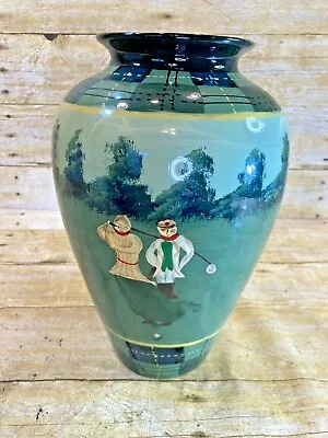 Buy Ceramic Vase With Classic Golfers Golf Themed ⛳EUC Vintage⛳ • 28.76£