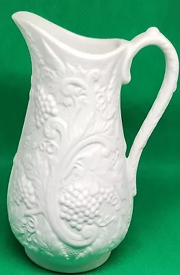 Buy Portmeirion British Heritage Collection  Parian Ware Jug - Grape And Vine • 4.99£