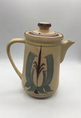 Buy Vintage Honiton Devon Pottery Coffee Pot Rustic Style Hand Crafted Hand Painted • 15.99£