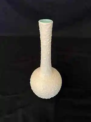 Buy Royal Haeger White Lava Glaze Bud Vase MCM • 24.33£