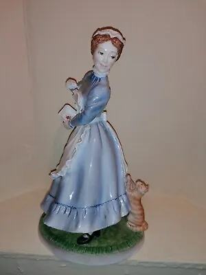 Buy ROYAL WORCESTER UPSTAIRS DOWNSTAIRS FIGURE THE PARLOUR MAID Pristine Cond • 24.99£