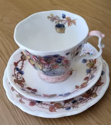 Buy Royal Doulton Brambly Hedge 'Autumn' Tea Cup, Saucer & Side Plate • 22.99£