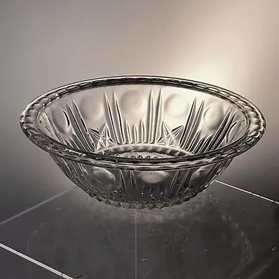 Buy French Art-Deco Glass Bowl Vintage 50's Mid Century Made France Geometric Bin10 • 26.99£