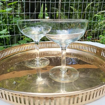 Buy Vintage 1950s Champagne Coupe Glasses Set Of 2  • 27.51£