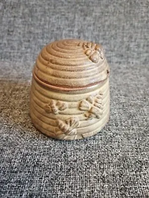 Buy Vintage Charmouth Pottery Dorset Bee Hive Honey Pot With Lid  • 6.50£