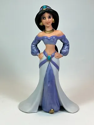 Buy Jasmine Aladdin Disney 6  Figurine Porcelain Blue Gown Princess Vintage • 21.11£