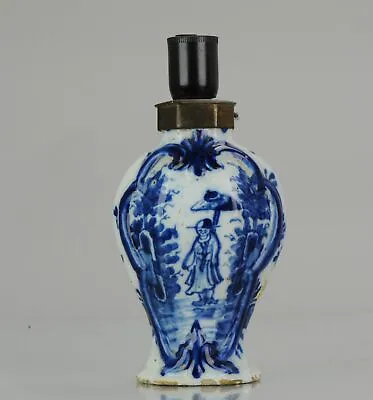 Buy Antique 17/18th C Dutch Delft Or German Vase Faience Or Delftware Delft ... • 201.35£