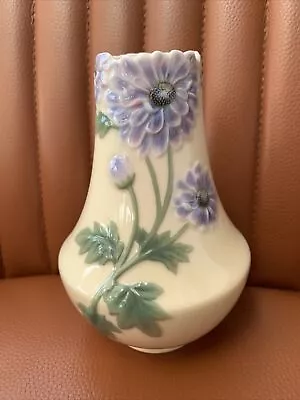 Buy Franz Porcelain FZ00520 Dahlia Sculptured  Vase • 55.73£