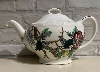 Buy Ashbourne Wood &sons  Burslem England  Teapot Large 1 & 1/2 Pint Vintage • 20£