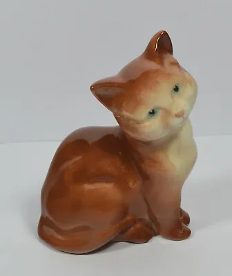 Buy Lovely  Beswick Cat Figure ~ Kitten ~ Seated  ~ 1436 ~ Ginger • 10.39£
