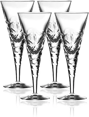 Buy Royal Doulton Central Park Crystal Wine 220ML Glasses Set Of 4 #25120 • 65.76£