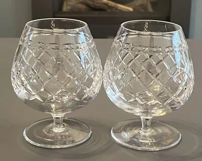 Buy X2 Tudor Cut Crystal Brandy Glasses • 22£