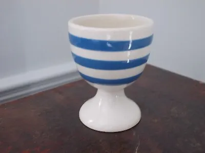 Buy Vintage Retro Cornishware Blue White Egg Cup • 9.99£