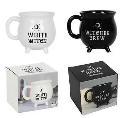 Buy Witches Brew Black Or White Cauldron Mug Tea Coffee Soup • 10.65£