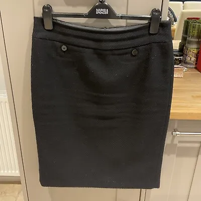 Buy Marks And Spencer Ladies Skirt Black Size 14 • 3.50£