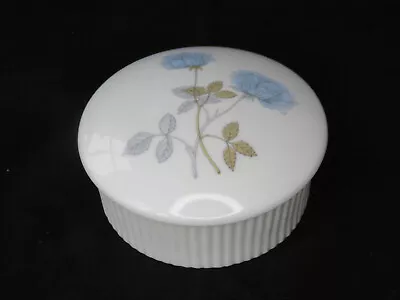 Buy Wedgwood  Bone China   Ice Rose    Lidded Trinket Dish Excellent Condition  • 5.50£