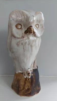 Buy Large David Sharp Rye Pottery Ceramic Owl, Hand Signed Vintage Studio Pottery  • 75£