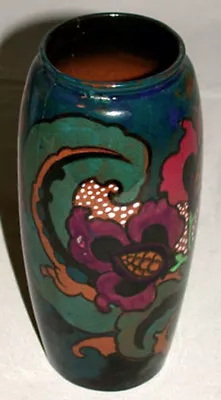 Buy Original Antique England Decoro Art Pottery Floral Decoration Vase  • 47.43£