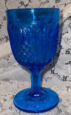 Buy Fenton Water Goblet In Cobalt Blue 6 Inches • 14.41£