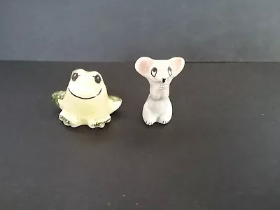 Buy Pair Of Philip Laureston Babbacombe Pottery Miniature Animals Mouse & Frog • 7.50£