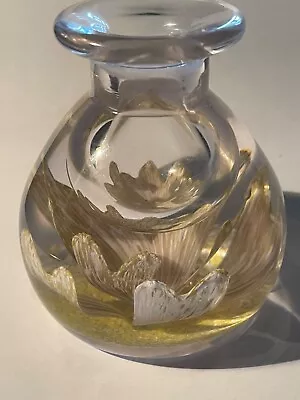 Buy Caithness Scotland Glass Scent Bottle . Honeysuckle Design . Excellent Condition • 45£