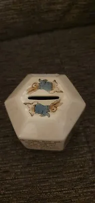 Buy Collectable Wedgwood Peter Rabbit Hexagon  Money Box  • 3.50£