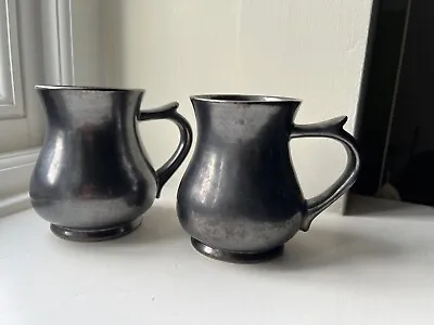 Buy Prinknash Pottery Mugs - One Pair - One With A Chip • 12£