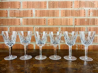 Buy Set Of Six Waterford Crystal Glass Wine Claret Glasses Lismore Pattern 5.75  5oz • 8.50£