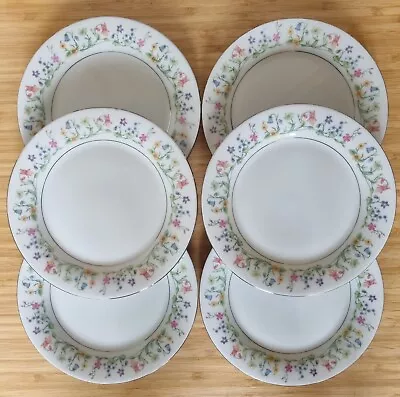 Buy Crown Ming Fine China Set Of Plates Floral Porcelain 6 Piece 7.5  Side Plates • 39£