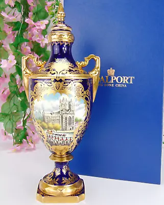 Buy Coalport Vase Lidded Urn Queen Elizabeth II Coronation Limited Edition /100 32cm • 429.99£