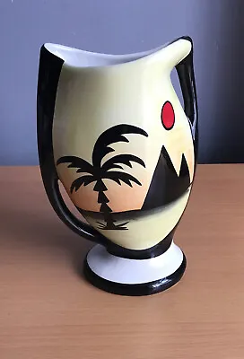Buy Lorna Bailey Pyramids Vase In Rare Unusual Shape. / Signed • 84.99£