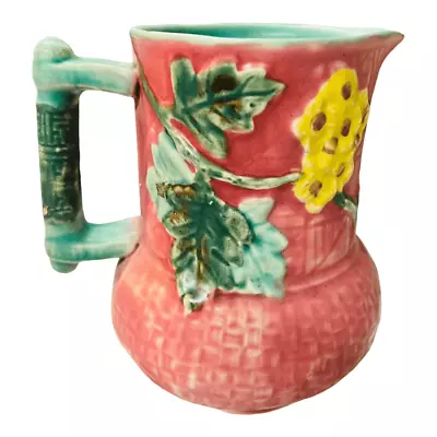 Buy Antique 1910 Pitcher By Shorter & Son England Floral Tree Handmade Art Pottery • 47.29£