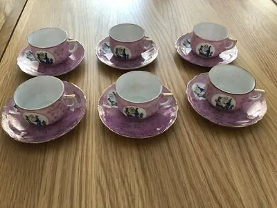 Buy Egyptian Tea Set. 12 Pieces Vintage. Hand Painted. • 10£